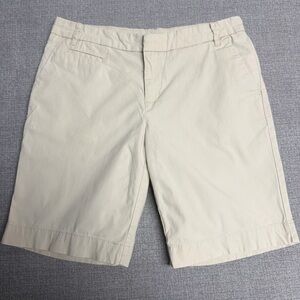 Patagonia Women's Size 8 Organic Cotton Spandex Chino Shorts Beige